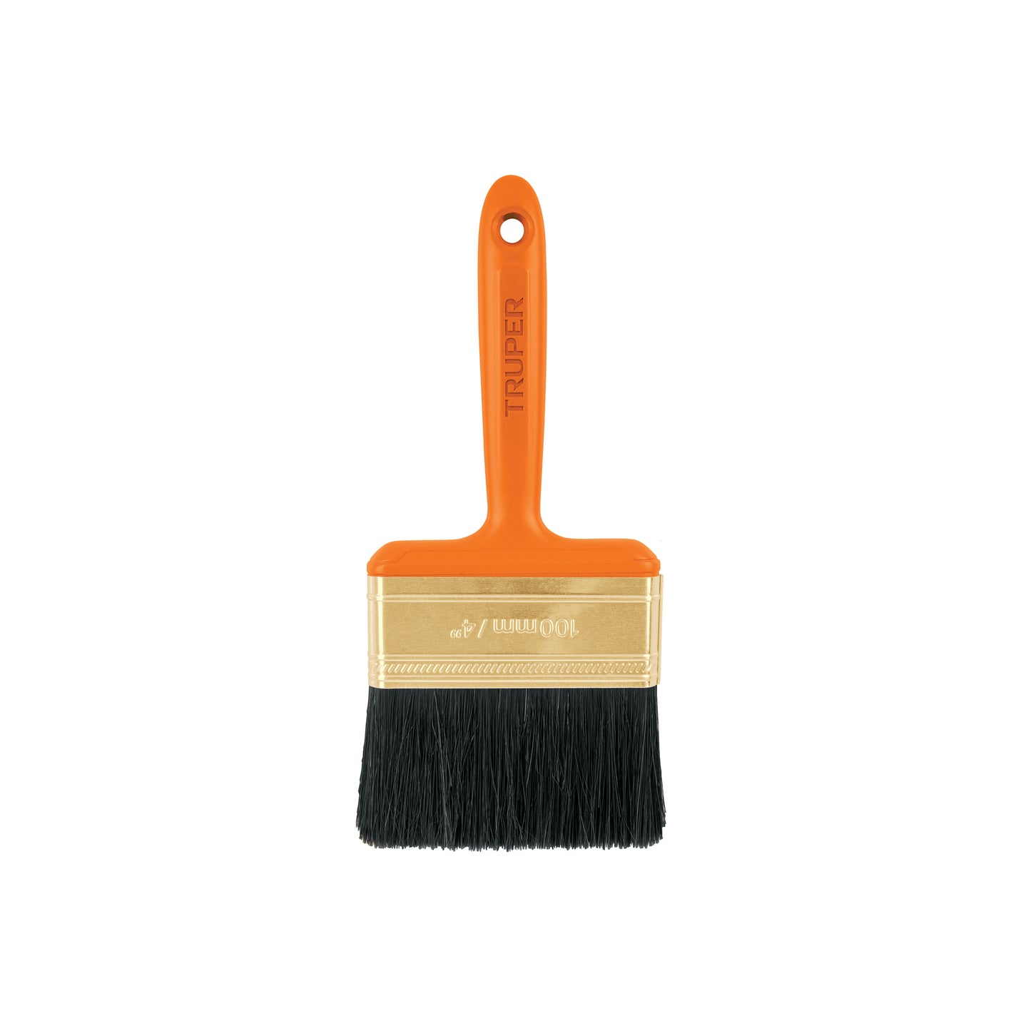 Brocha profesional de 4" con mango de plástico, Truper